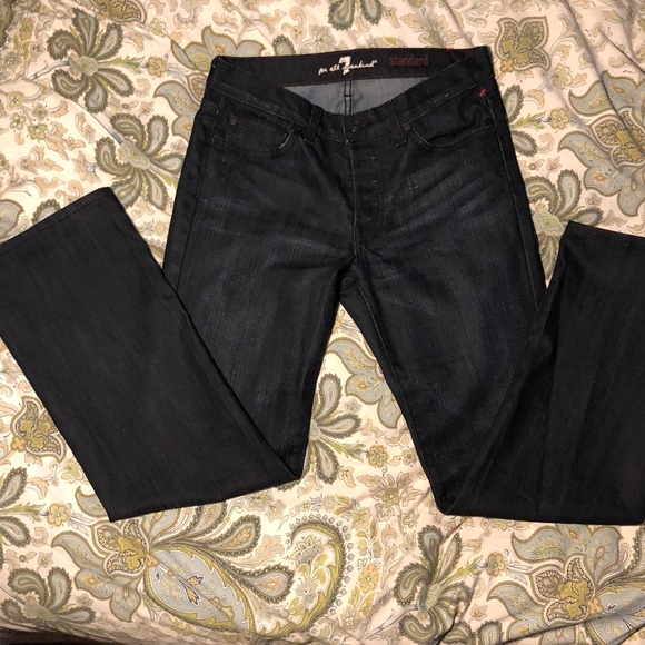 7 for all Mankind Denim - 7 for all mankind GUC Size 30 Button fly